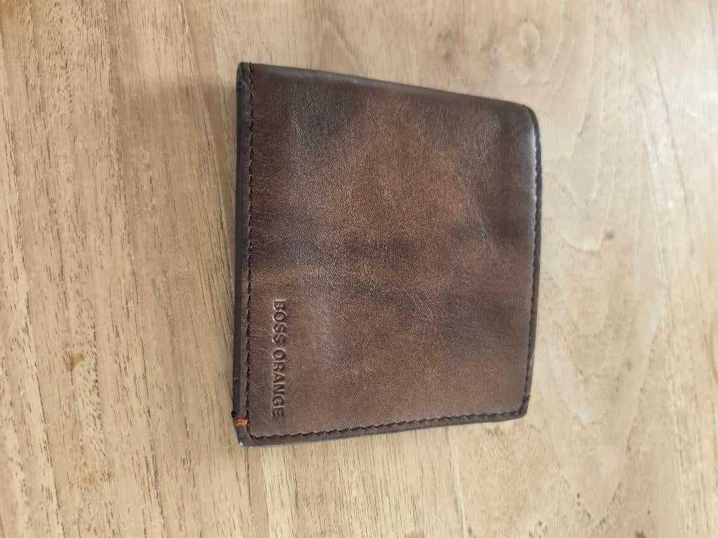 Portefeuille - Boss Orange, Bruin, Zo goed als nieuw, Leder, Ophalen