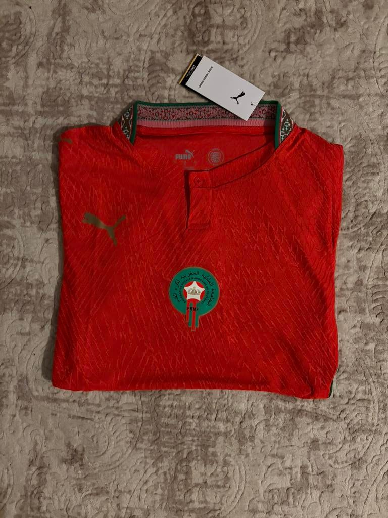Maillot Maroc coupe du monde 2026 (taille S), Taille S, Enlèvement, Neuf, Maillot