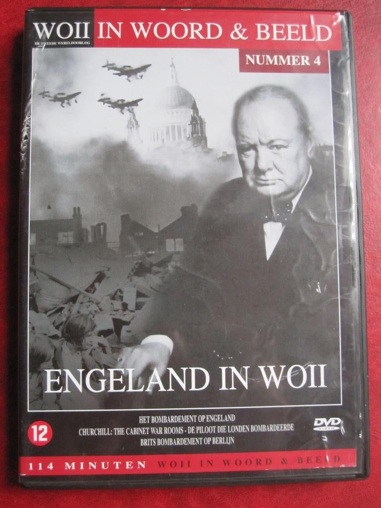 WOII in woord & beeld 4 - Engeland in WOII, Cd's en Dvd's, Dvd's | Documentaire en Educatief, Vanaf 12 jaar, Ophalen of Verzenden