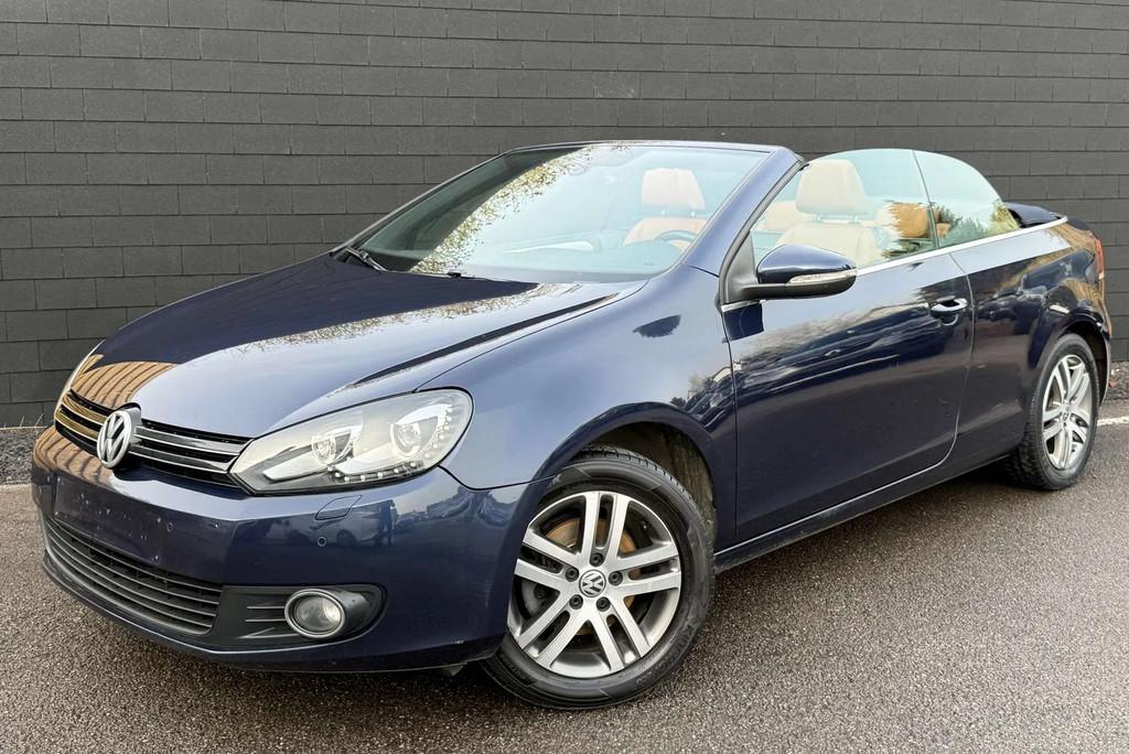 Volkswagen Golf Cabriolet 1.4 TSI+NAVI+AIRCO+CUIR+XENON+SIEG, Euro 5, Entreprise, Boîte manuelle, 2 portes