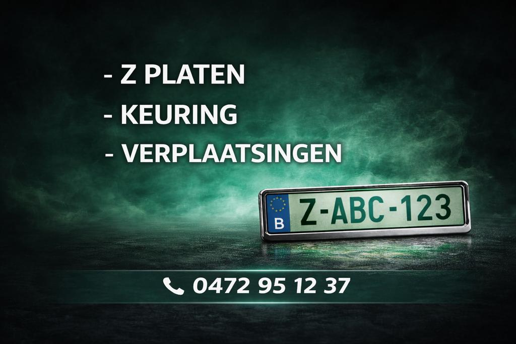Z PLATEN || KEURINGEN || VERPLAATSINGEN, Particulier, Te koop