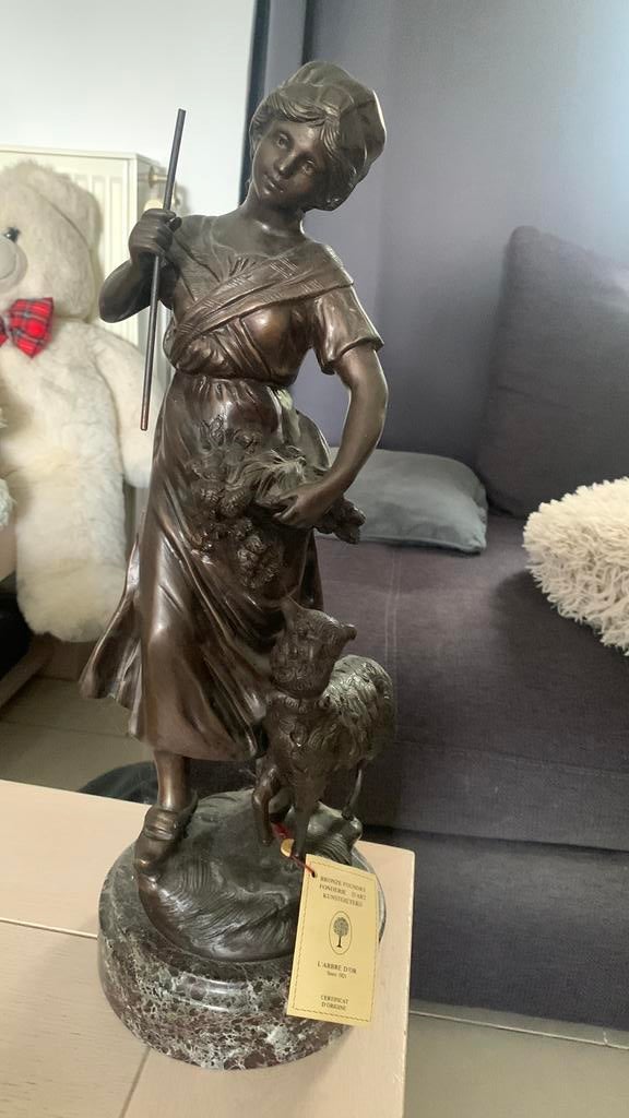 L’ Arbre d’ or bronzen beeld, Antiek en Kunst, Antiek | Brons en Koper, Ophalen, Brons