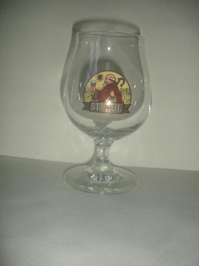 Bierglas St. Paul, brij. Sterkens uit Hoogstraten, Verzamelen, Biermerken, Ophalen of Verzenden, Zo goed als nieuw, Glas of Glazen