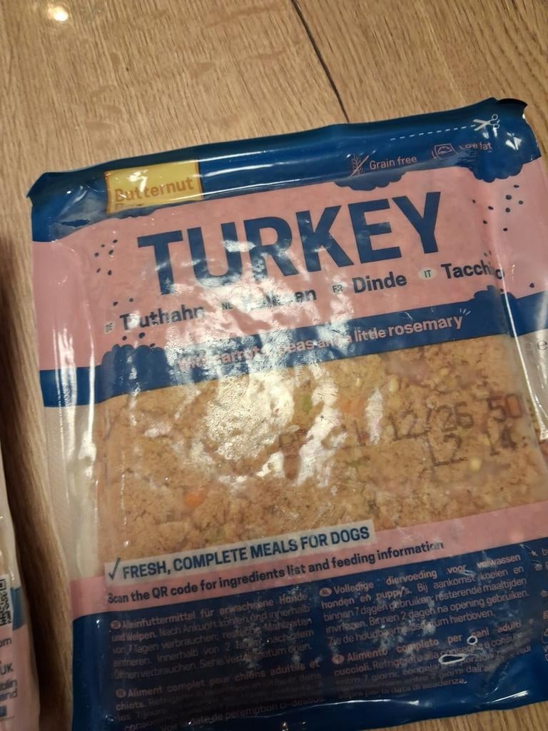 Hondeneten butternut diepgevroren, Dieren en Toebehoren, Dierenvoeding, Hond, Ophalen