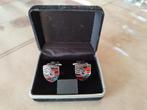 BOUTON DE MANCHETTE PORSCHE, Enlèvement, Neuf, Argent, Argenté