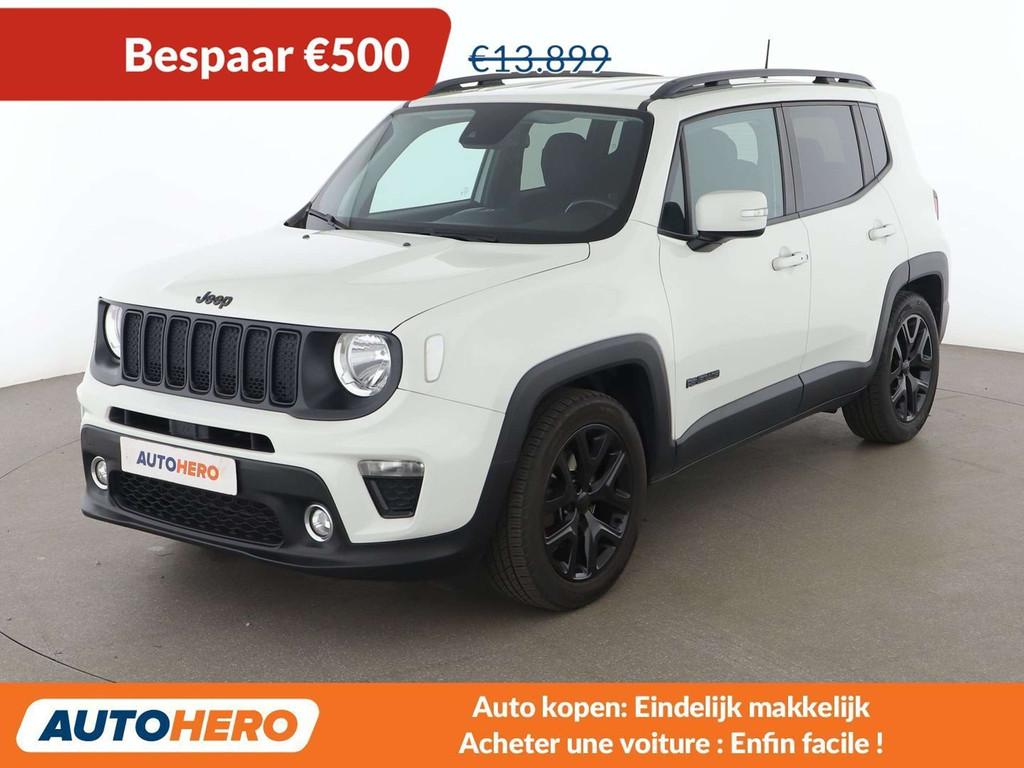 Jeep Renegade 1.3 TGDi Longitude 4x2 (bj 2019, automaat), Stof, Gebruikt, Wit, 5 zetels