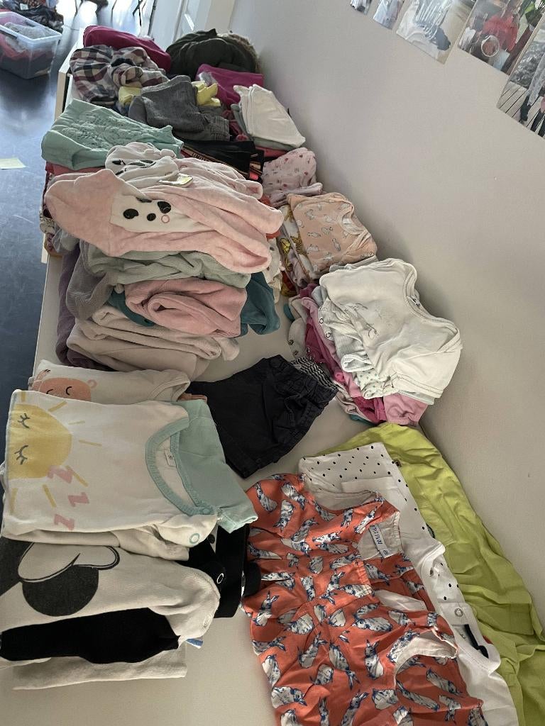 Meisjeskleding maat 74-80, Ophalen, Gebruikt, Maat 74