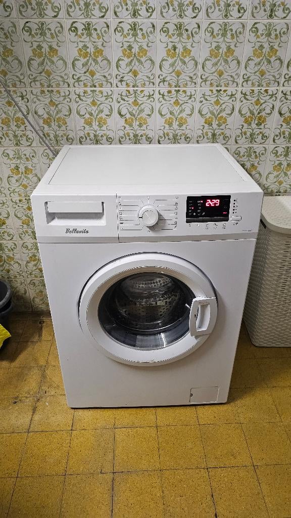 Lave-linge Bellavita peu utilisé, 1200 à 1600 tours, 6 à 8 kg, Programme lavage à la main, Comme neuf