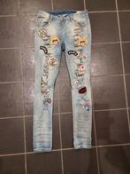 Jeans pour femmes avec patchs, jeans, jeans taille M, Vêtements | Femmes, Jeans, Monday, Comme neuf, Enlèvement, Bleu