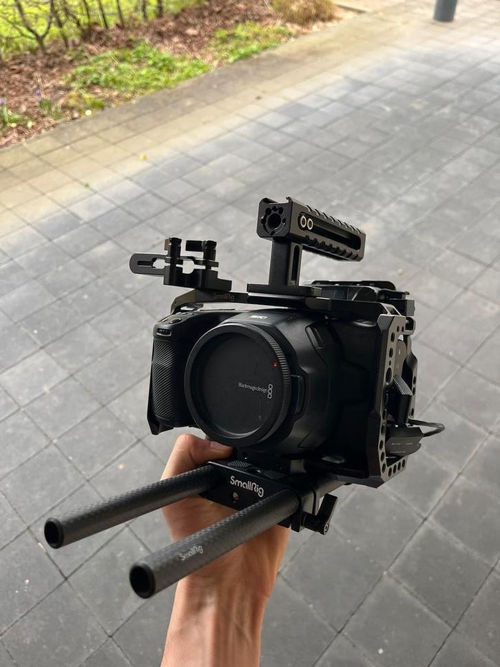 Blackmagic Pocket Cinema Camera 6K kit, Audio, Tv en Foto, Videocamera's Digitaal, Zo goed als nieuw, Camera, Ophalen of Verzenden