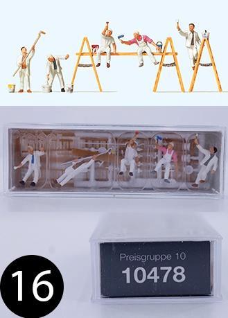 Preiser HO figures – 30 boîtes (Partie 2 (16-30)), Hobby & Loisirs créatifs, Trains miniatures | HO, Comme neuf, Autres types