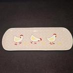 Ovale schaal voor cake, snoepjes of hapjes., Huis en Inrichting, Porselein of Keramiek, Schaal, Ophalen of Verzenden, Zo goed als nieuw