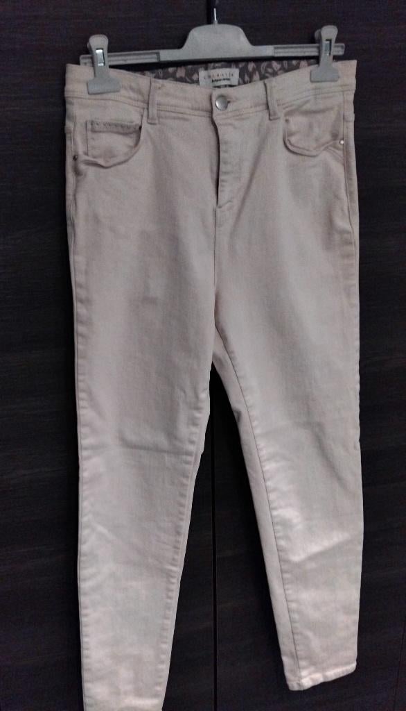 Lange damesbroek,ecru,Lola Liza,taille 2., Kleding | Dames, Broeken en Pantalons, Maat 38/40 (M), Overige kleuren, Lola & Liza