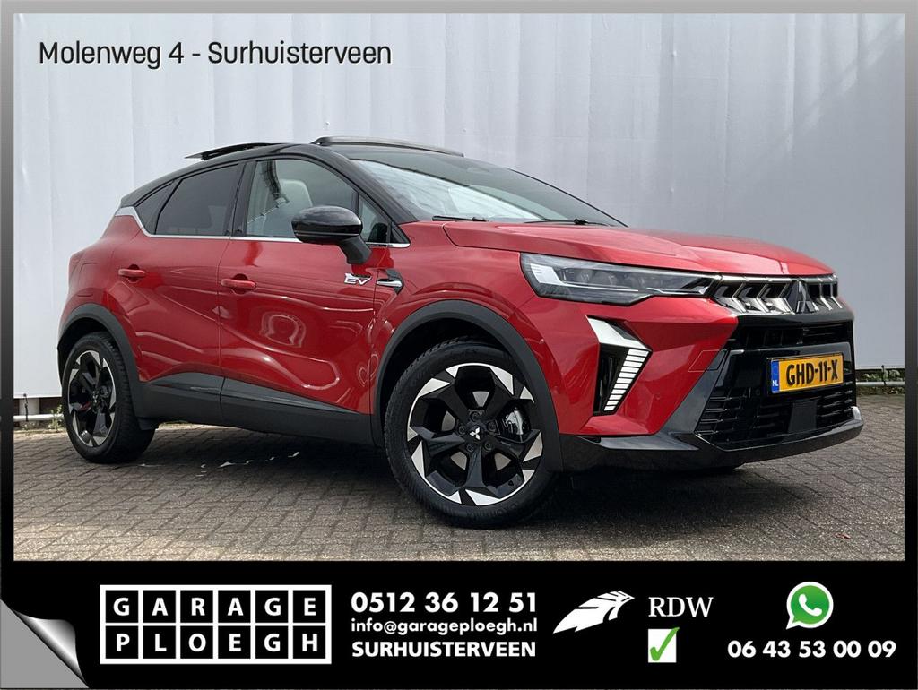 Mitsubishi ASX 1.6 HEV AT Instyle Panodak Leer stoel/Stuurve, Auto's, Mitsubishi, Automaat, Parkeersensor, 107 g/km, Bedrijf