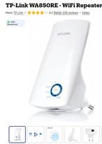 TP-Link TL-WA850RE Wifi repeaters  - 3 stuks, Ophalen, Zo goed als nieuw, TP-Link