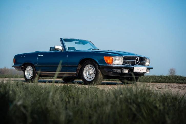 1980 Mercedes-Benz 500SL, Auto's, Mercedes-Benz, Bedrijf, Te koop, SL, Airconditioning, Benzine, Cabriolet, 2 deurs, Automaat