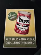 2 affiches cartonnées Veedol 1958, Enlèvement ou Envoi, Comme neuf, Autres types