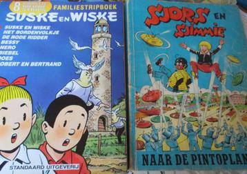 2 strips  Sjors en Sjimmie-familie stripboek Suske en Wieske beschikbaar voor biedingen