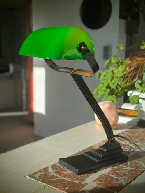 Erpe Model 52 opalinegroen, Huis en Inrichting, Lampen | Tafellampen, Zo goed als nieuw, Minder dan 50 cm, Metaal, Ophalen of Verzenden