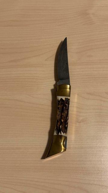 Browning Germany Lockback 180 LTD. Damascus. Herten handvat beschikbaar voor biedingen