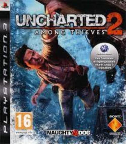 PS3-game Uncharted 2: Among Thieves. (Engelse versie)., Games en Spelcomputers, Games | Sony PlayStation 3, Zo goed als nieuw