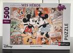 Puzzel Disney Mickey en Minnie Mouse, Ophalen, Zo goed als nieuw