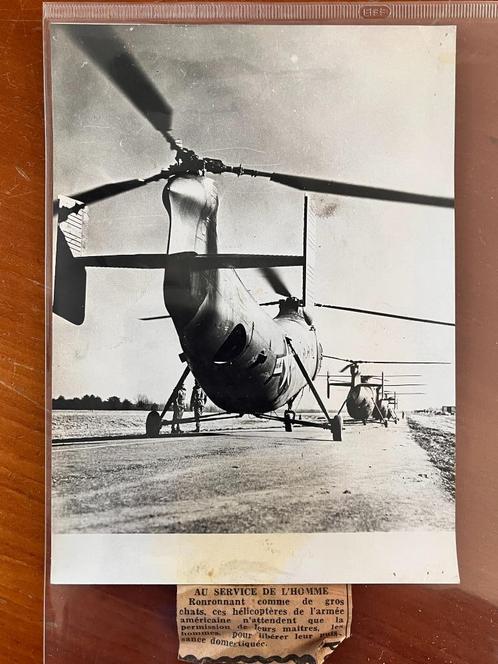 Nr. 52 - Persfoto 1956 - Amerikaanse helikopters, Verzamelen, Foto's en Prenten, Foto, Ophalen of Verzenden