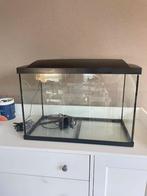 Aquarium + filter, Dieren en Toebehoren, Ophalen, Gebruikt, Leeg aquarium