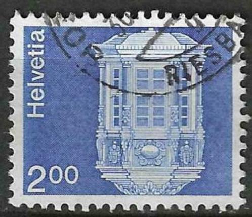 Zwitserland 1974 - Yvert 971 - Architectuur (ST), Postzegels en Munten, Postzegels | Europa | Zwitserland, Gestempeld, Verzenden