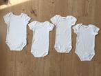 Petit Bateau / Redoute 4 witte body's / rompers mt 74 / 12 m, Kinderen en Baby's, Nacht- of Onderkleding, Jongetje of Meisje, Ophalen of Verzenden