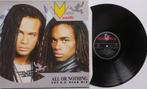 Milli Vanilli - All or nothing. Megamix. Maxi, Ophalen of Verzenden, 1980 tot 2000, Gebruikt, 12 inch