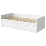 Ikea Sofa Bed BRIMNES - 80x200 / 160x200 - 2 mattress 80x200, Réglable, Deux personnes, 80 cm, Bois