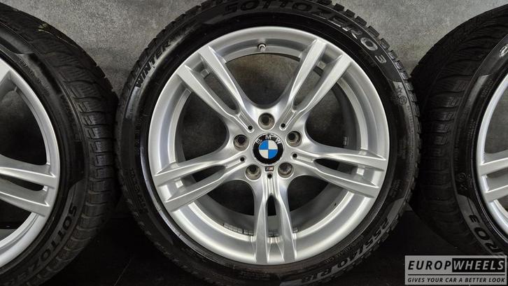 18 inch BMW 3 4 serie F30 F31 F36 400m velgen Winterbanden, Auto-onderdelen, Banden en Velgen, Banden en Velgen, Winterbanden