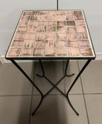 Présentoir à fleurs vintage avec carreaux, Antiquités & Art, Enlèvement ou Envoi