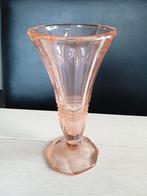 vintage glazen vaasje in oudroze kleur, Enlèvement ou Envoi, Comme neuf