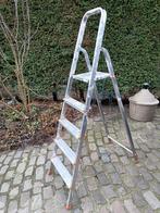 aluminium werk trapladder, Ophalen