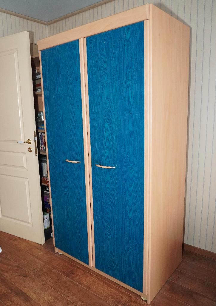 chambre à coucher complète avec bureau et sommier, Huis en Inrichting, Slaapkamer | Complete slaapkamers, Gebruikt, Eenpersoons