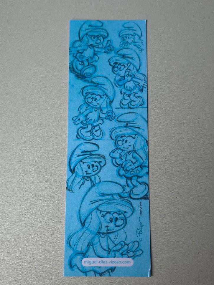 Marque-page signet Schtroumpfette, Collections, Schtroumpfs, Neuf, Autres types, Schtroumpfette, Envoi