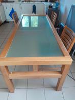 eetkamertafel 2.14m x 86cm, Huis en Inrichting, Tafels | Eettafels, Ophalen, Zo goed als nieuw