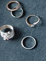 Allerlei fantasie ringen, Ophalen, Gebruikt, Zilver, Overige materialen