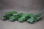 4 Dinky Toys militaire vrachtwagens - TOP vintage, Ophalen of Verzenden
