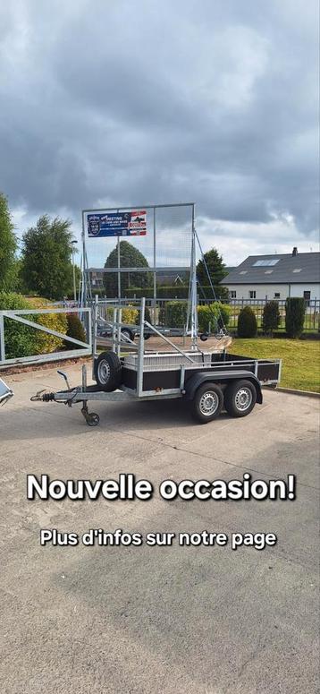Remorque double essieux, Autos : Divers, Enlèvement, Comme neuf