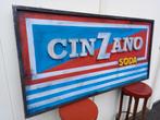 Panneau publicitaire Cinzano, bar de plage de Mancave, Collections, Marques & Objets publicitaires, Enlèvement, Utilisé, Panneau publicitaire