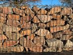 Gabions anthracite/rouge, gros stock de gravats, Jardin & Terrasse, Gravier, Rochers & Caillasse, Anthracite, Enlèvement ou Envoi