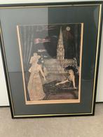 Kunstwerk Paul Delvaux, Antiek en Kunst, Kunst | Litho's en Zeefdrukken, Ophalen