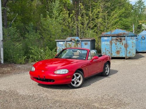 Mazda MX-5 1.6i 16v NB | Project | Leder | Chromebar, Auto's, Mazda, Bedrijf, Te koop, MX-5, ABS, Airbags, Centrale vergrendeling