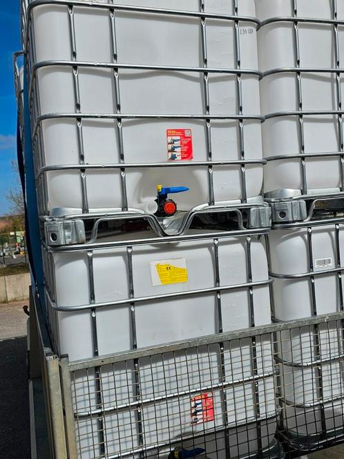 Ibc containers 1000 en 600 liter transparant en algenvrij, Tuin en Terras, Regentonnen, Zo goed als nieuw, Kunststof, 150 liter of meer
