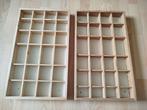 2 Standaard, houten kist voor verzameling of monsters, Ophalen of Verzenden, Zo goed als nieuw