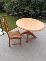Ronde tafel met 4 stoelen, Huis en Inrichting, Tafels | Eettafels, Ophalen, Gebruikt