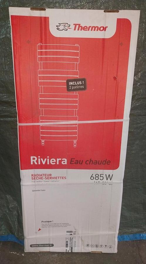 radiateur sèche serviette eau chaude riviera thermor, Bricolage & Construction, Chauffage & Radiateurs, Neuf, Radiateur, 500 à 800 watts